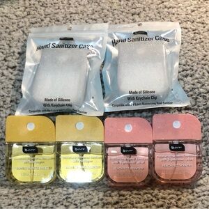 BPure Moisturizing Hand Sanitizer 2 Peach Fizz & 2 Sunset Breeze & 2 Cases.